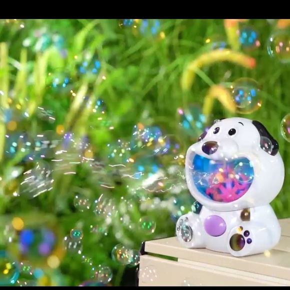 New Bubble Machine Toy Kids Dog Bubble Maker Blower with 4oz Bubble Solution NIB - Picture 9 of 11
